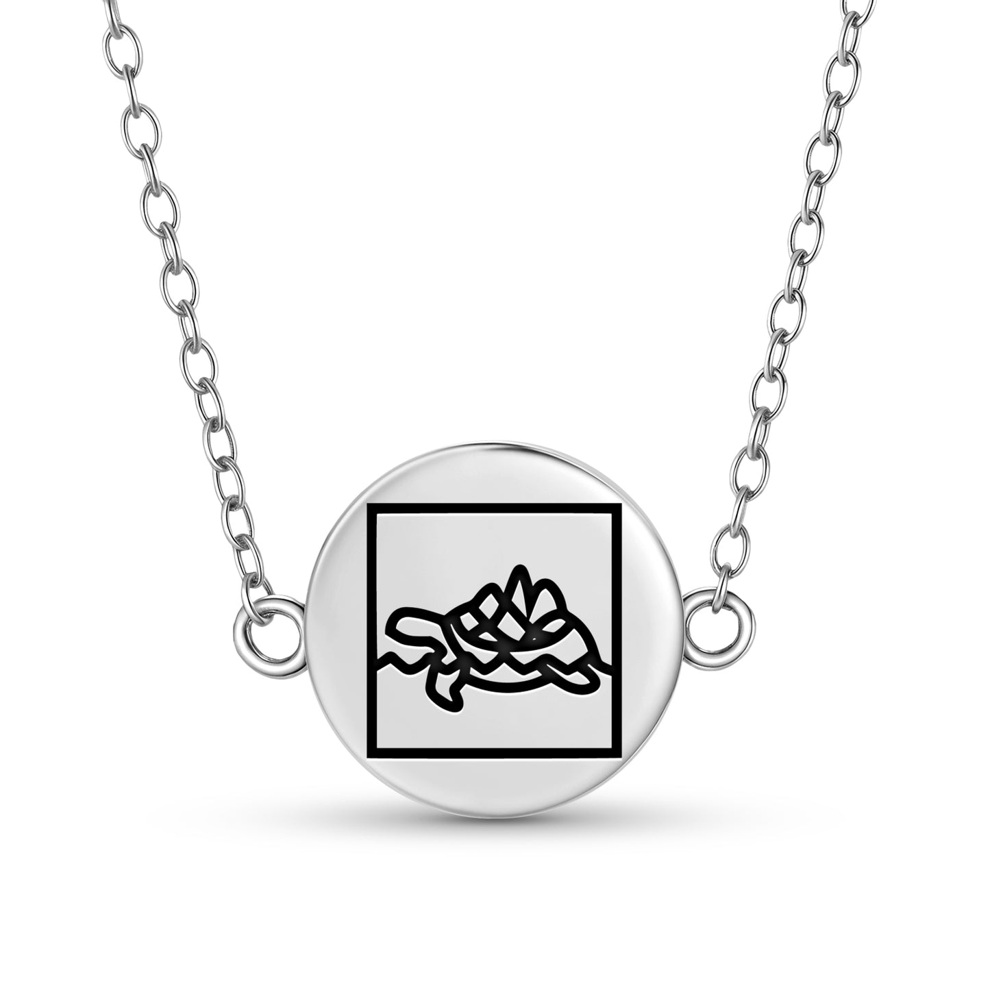 Turtle Island Inuit Symbols Necklace