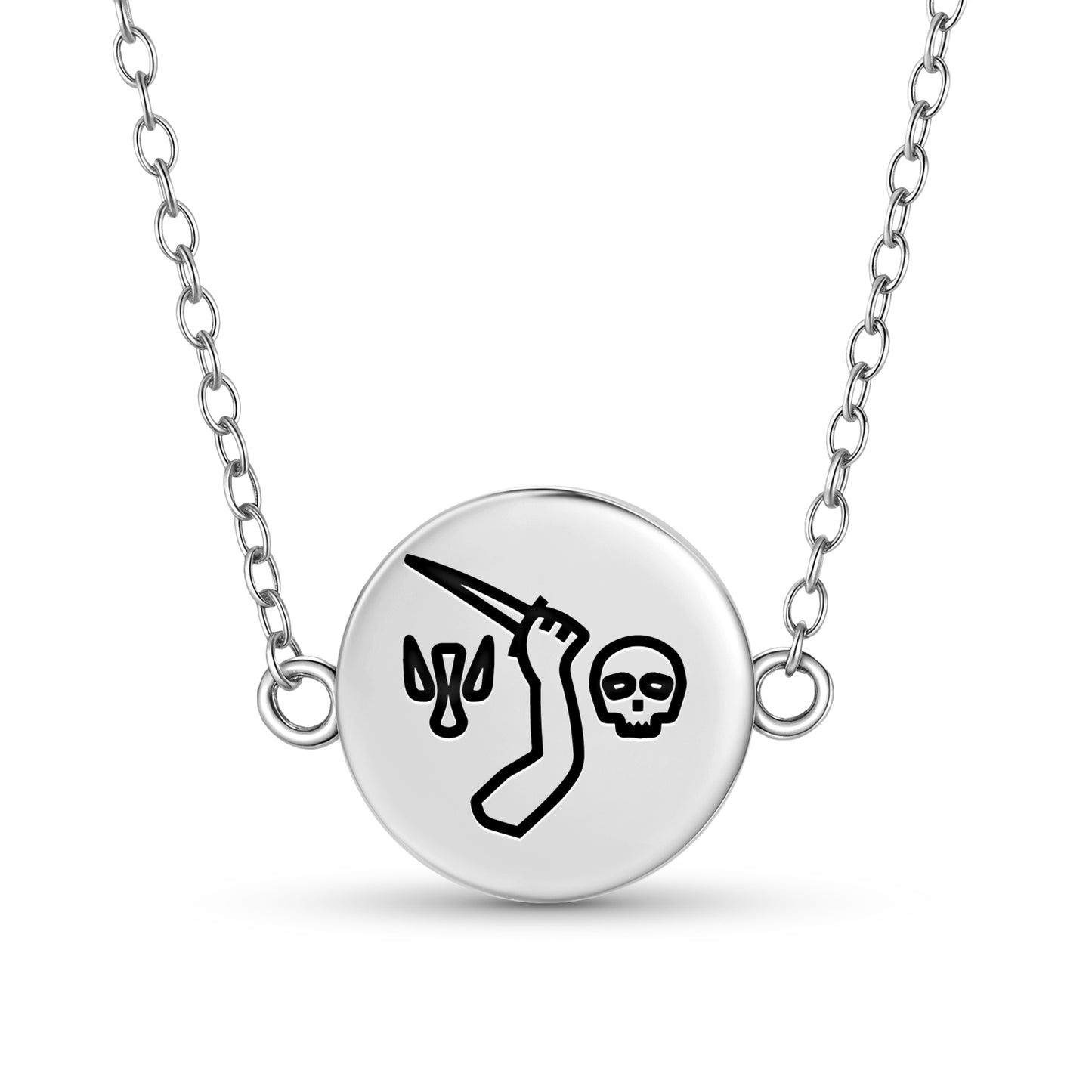 Christopher Moody Jolly Roger Pirate Flags Symbols Necklace