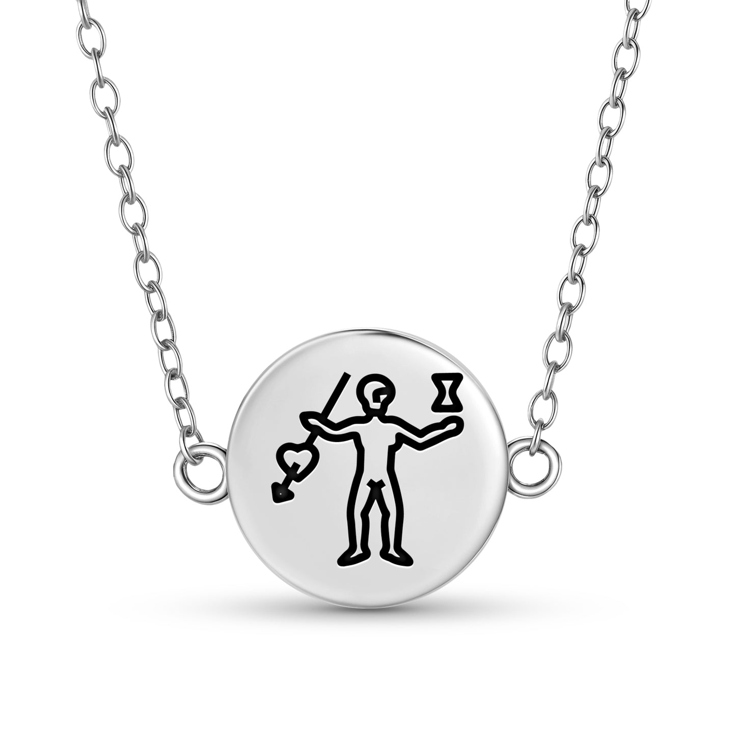 John Phillips Jolly Roger Pirate Flags Symbols Necklace