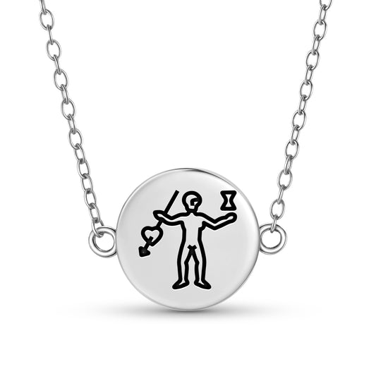 John Phillips Jolly Roger Pirate Flags Symbols Necklace