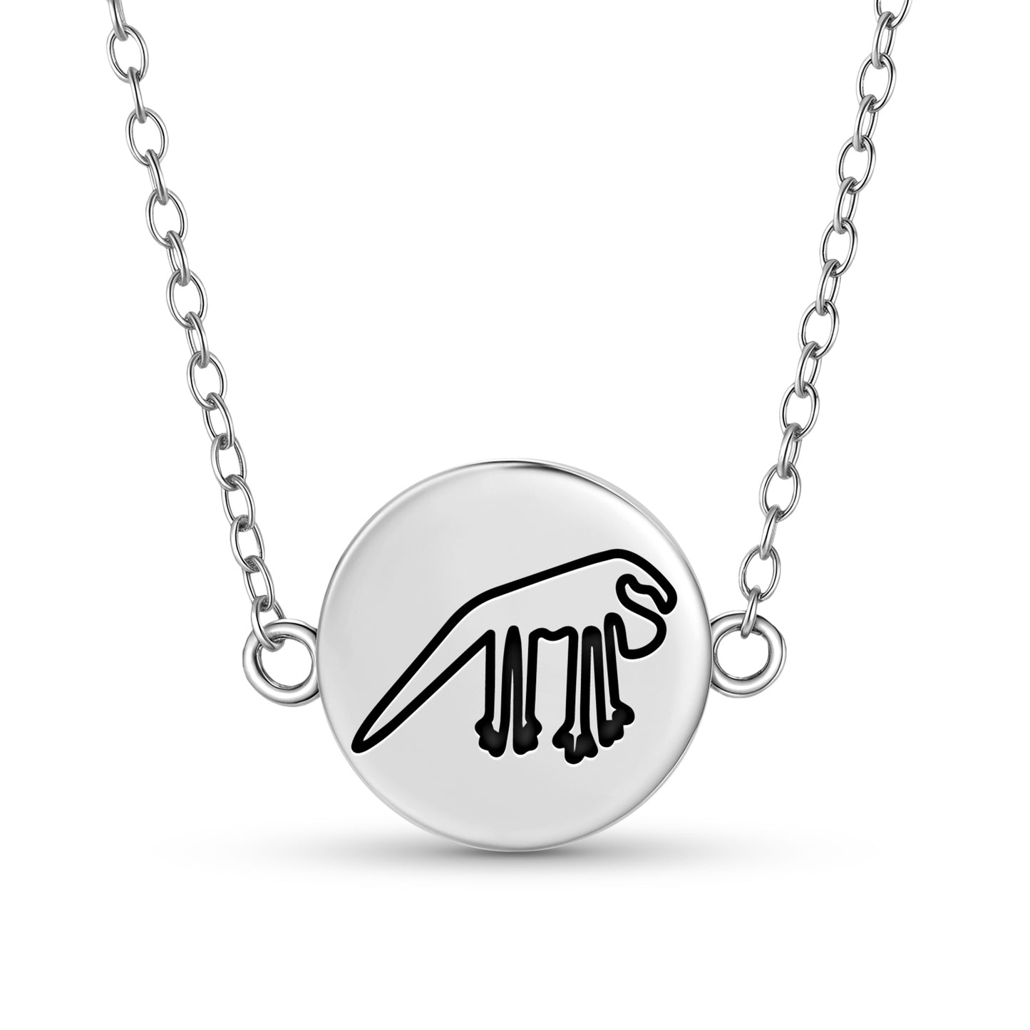 The Iguana Nazca lines Symbols Necklace