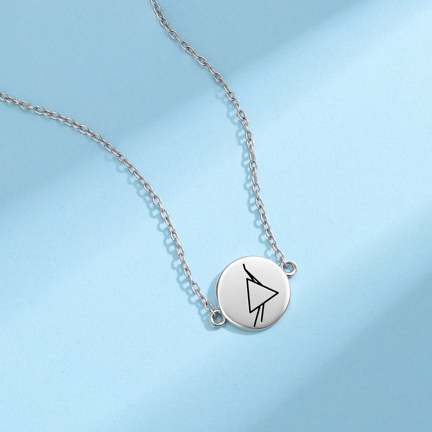Trapezoids Nazca lines Symbols Necklace