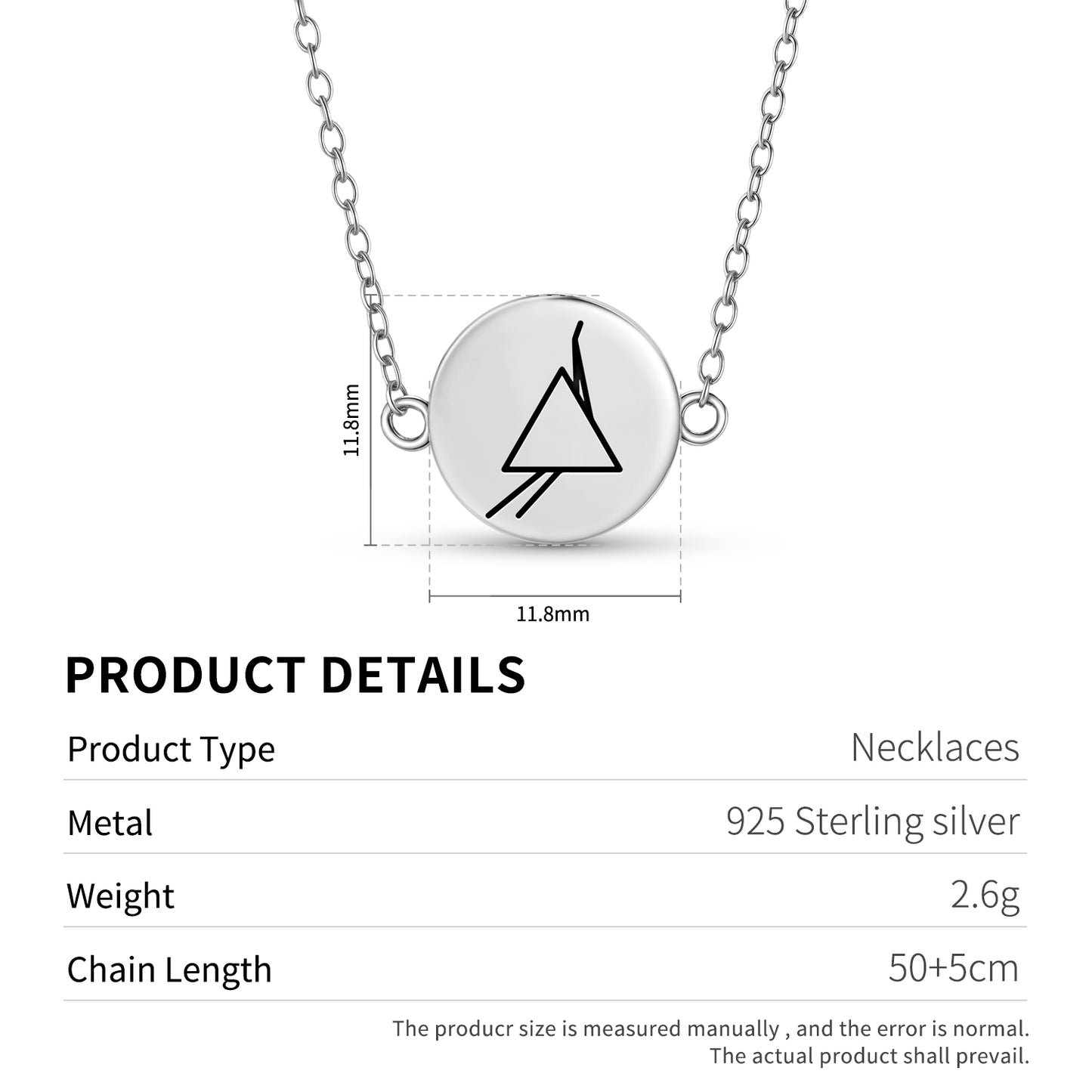 Trapezoids Nazca lines Symbols Necklace