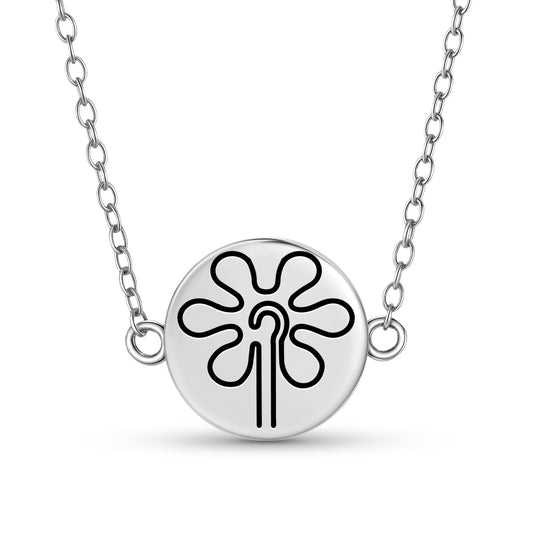 The Flower Nazca lines Symbols Necklace