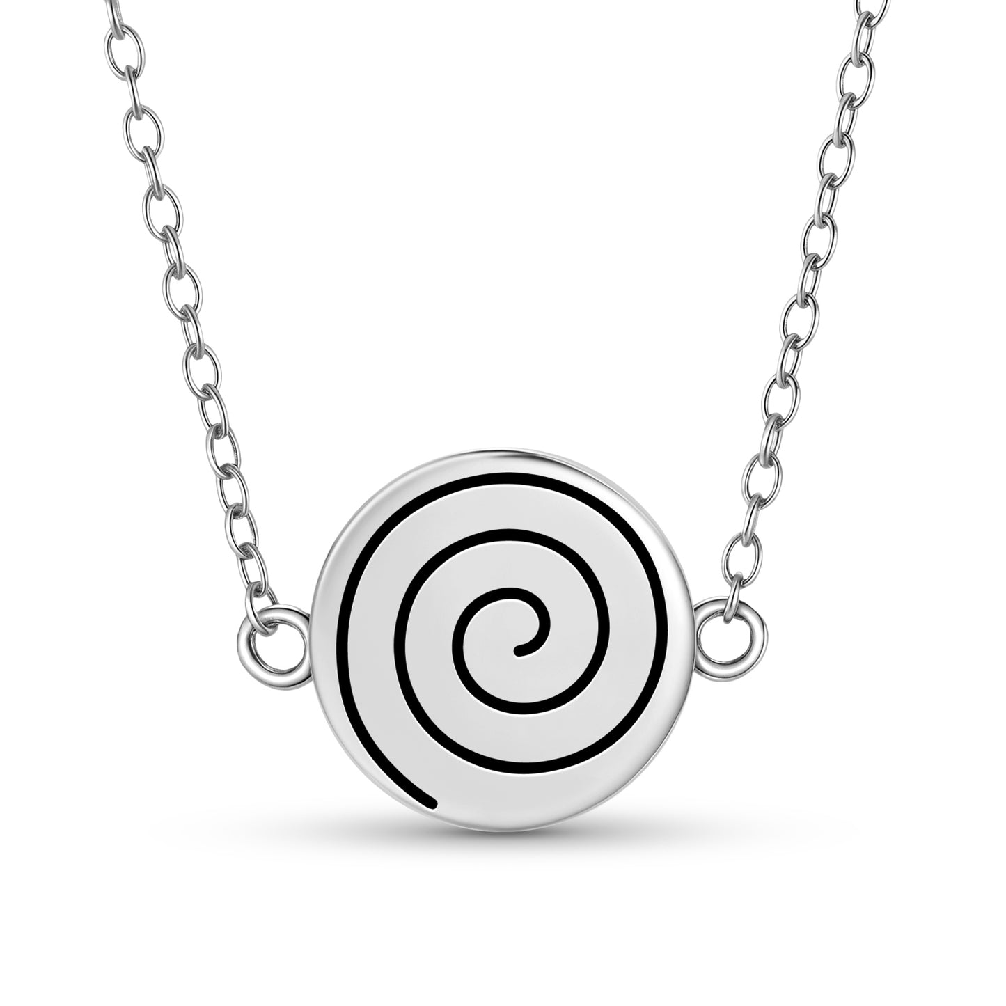 The Spiral Nazca lines Symbols Necklace