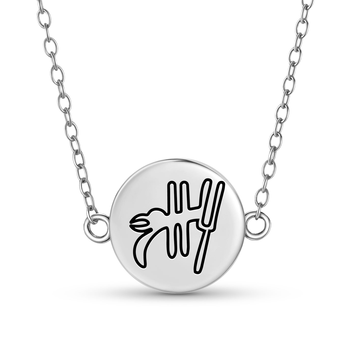 The Parrot Nazca lines Symbols Necklace