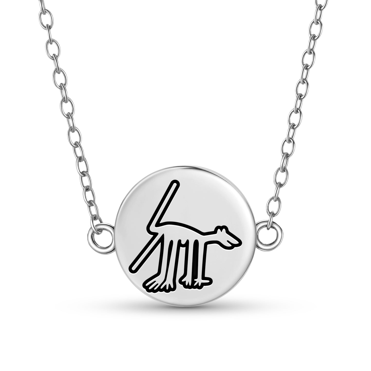 The Dog Nazca lines Symbols Necklace