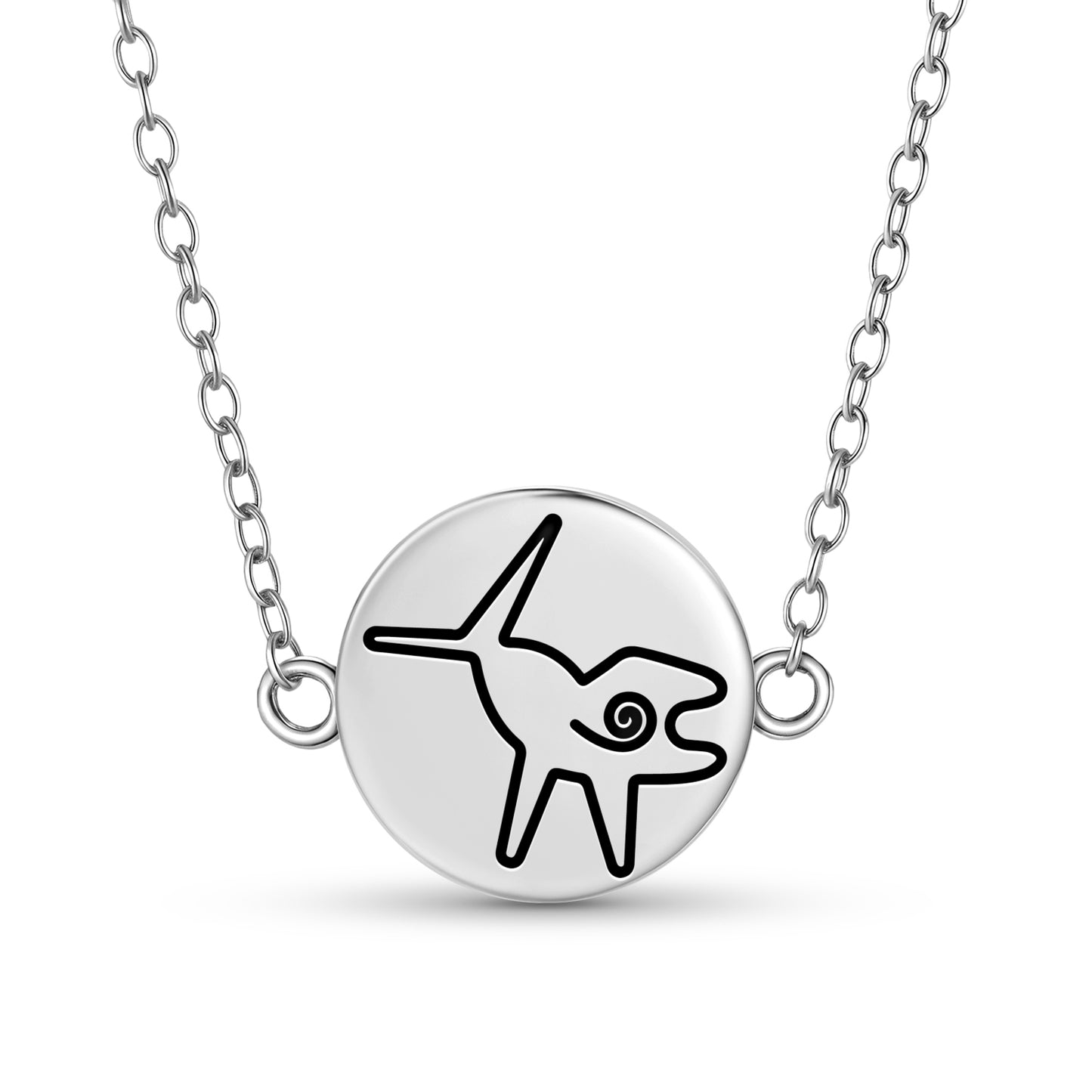 The Whale Nazca lines Symbols Necklace