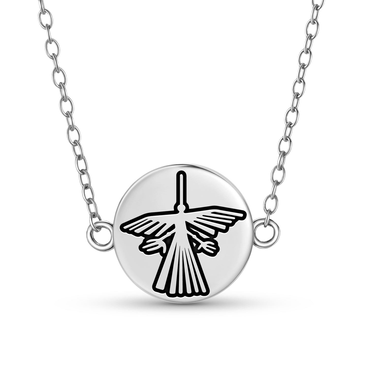 The Condor Nazca lines Symbols Necklace
