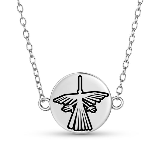 The Condor Nazca lines Symbols Necklace