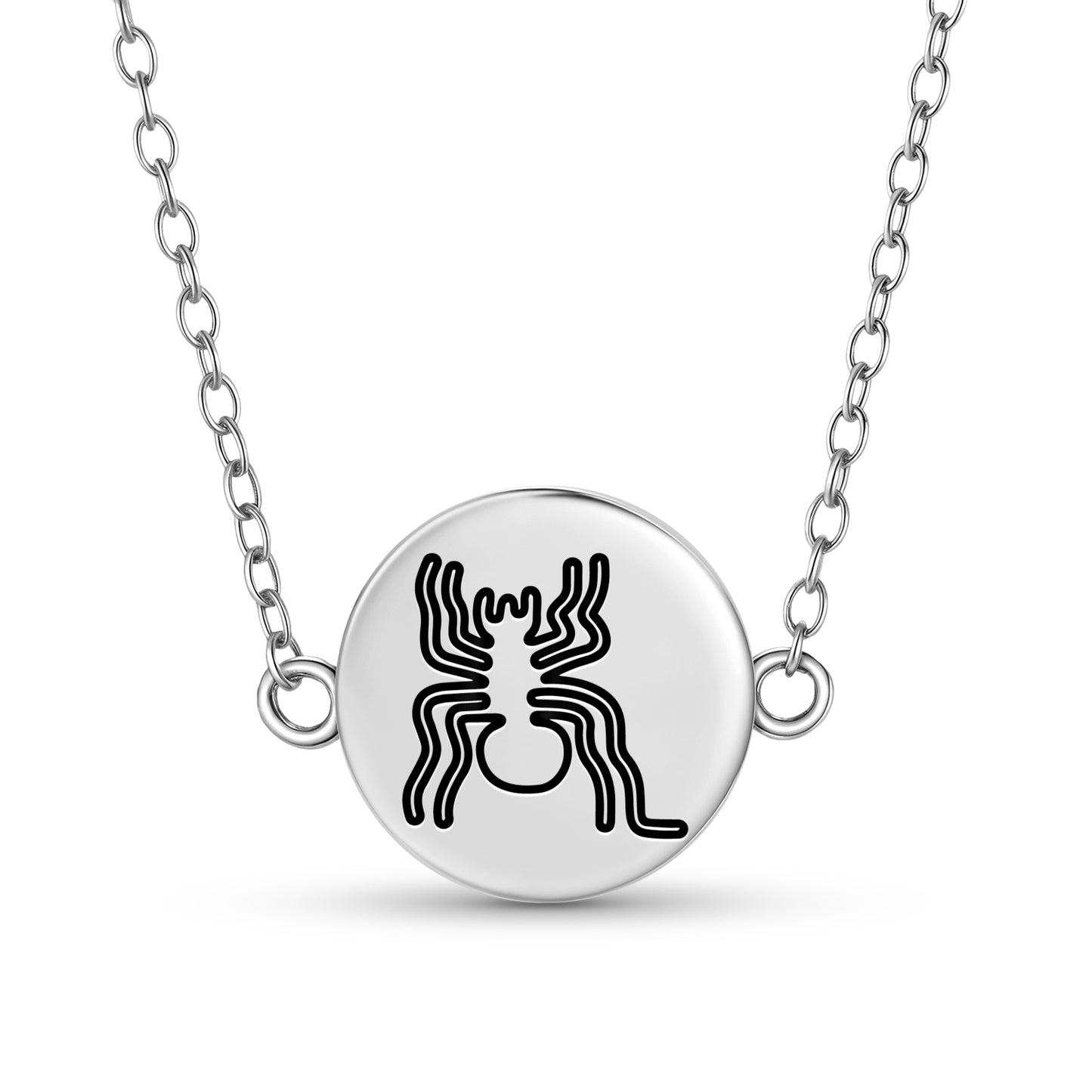 The Spider Nazca lines Symbols Necklace