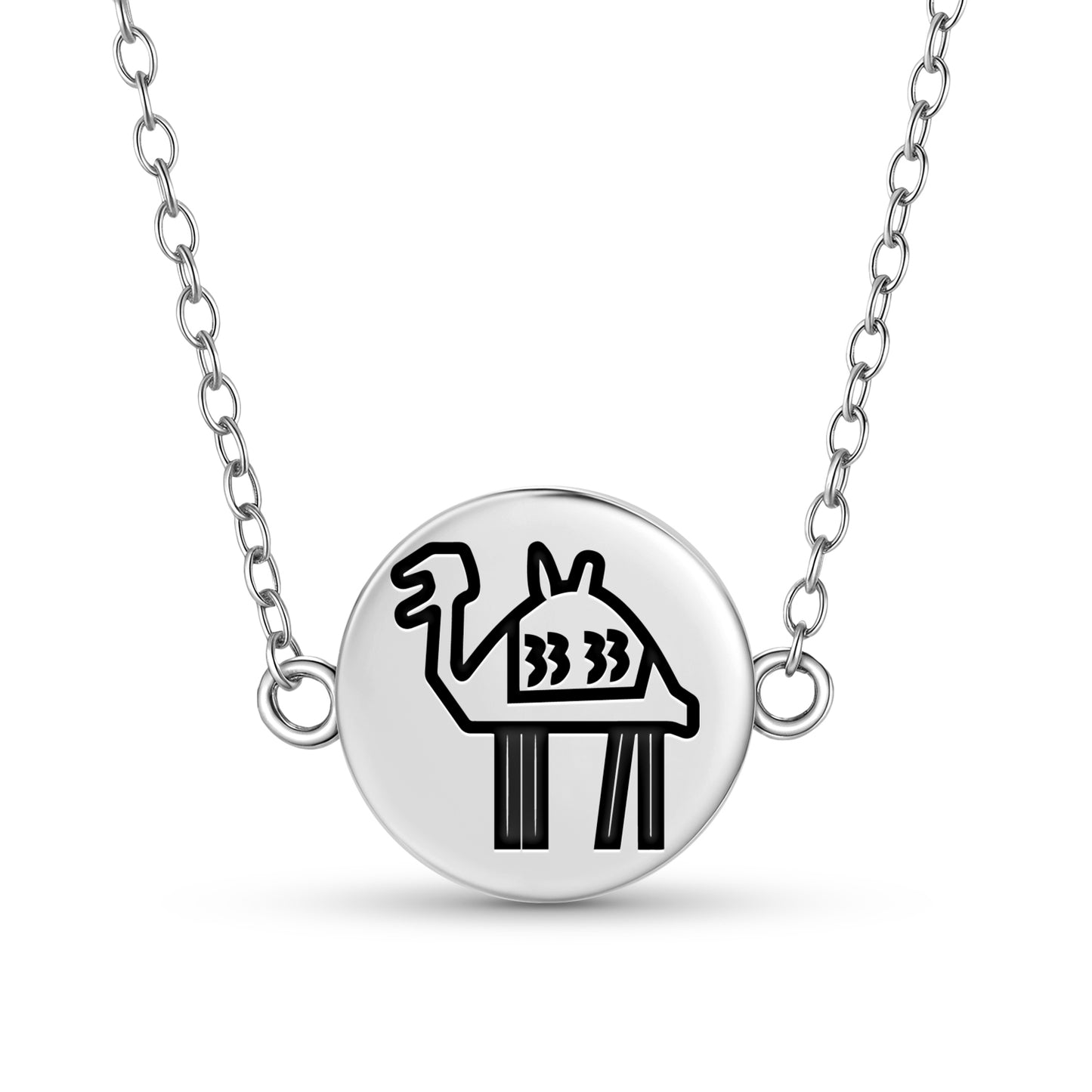Camel Persian Symbols Necklace