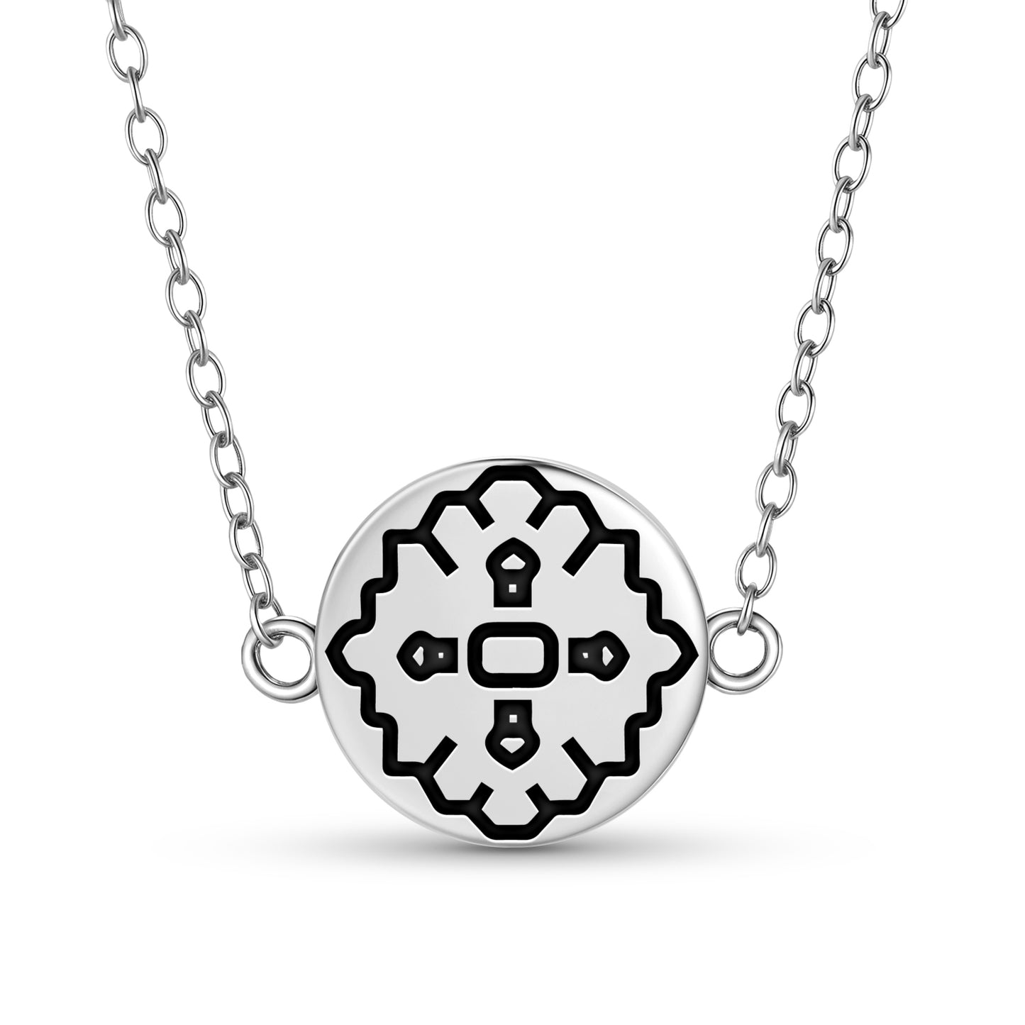 Rose Persian Symbols Necklace