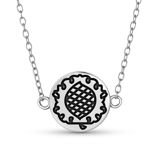 Pomegranate Persian Symbols Necklace