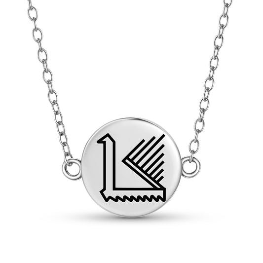 Peacock Persian Symbols Necklace