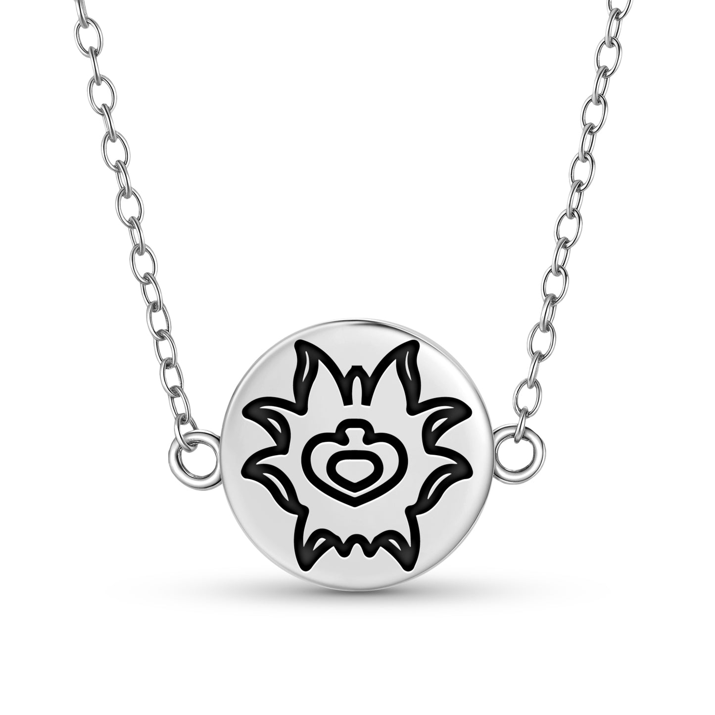Peony Persian Symbols Necklace