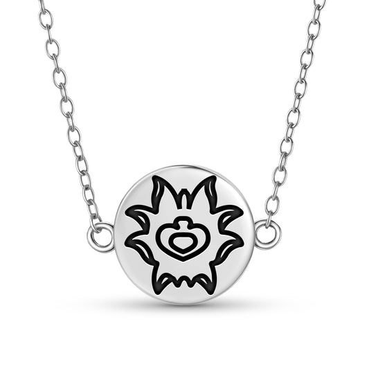 Peony Persian Symbols Necklace
