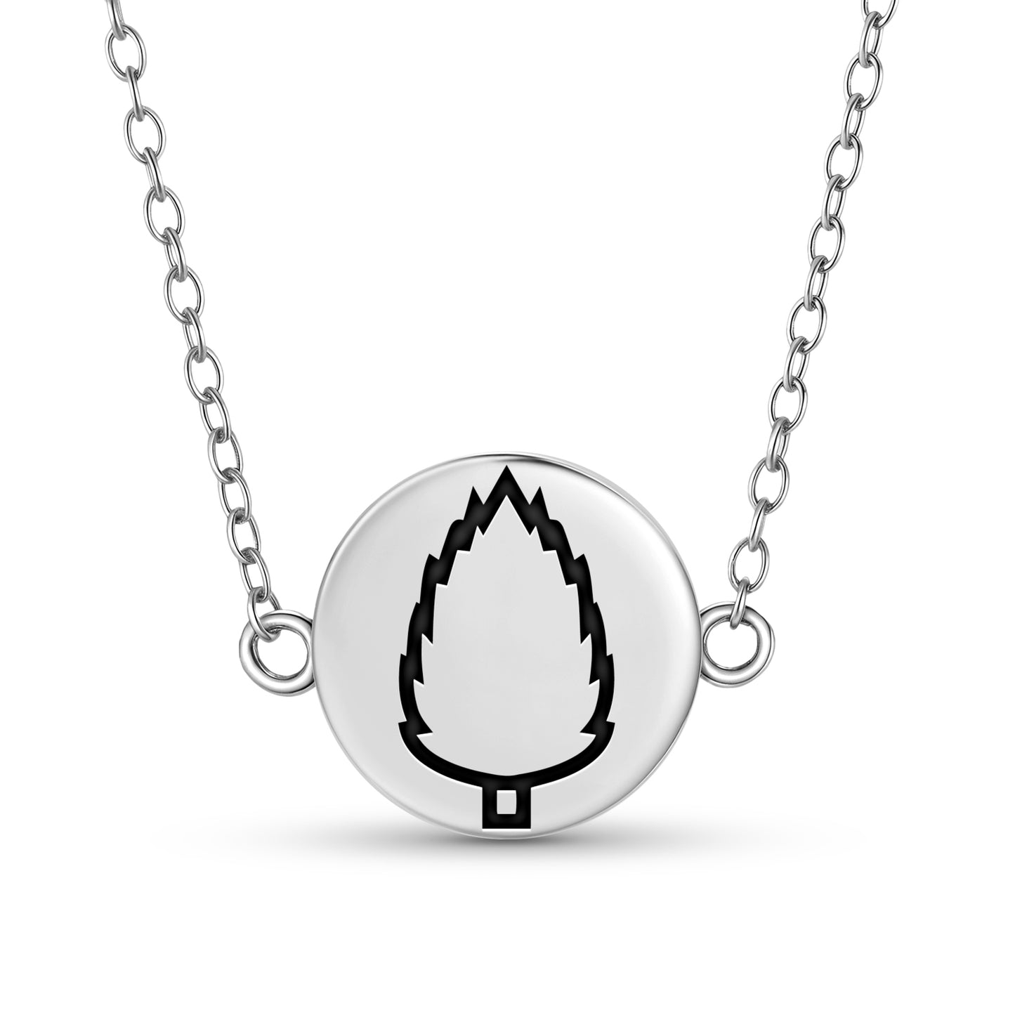 Cypress Tree Persian Symbols Necklace