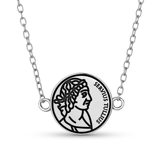 Servius Tullius Roman Empire Symbols Necklace