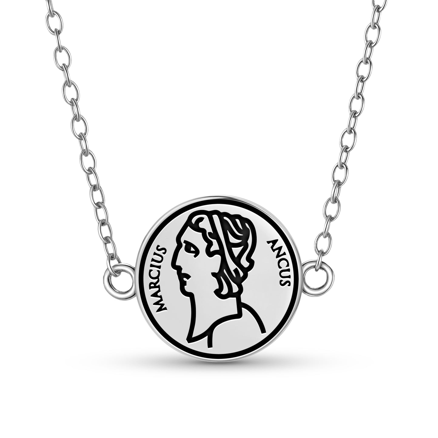 Ancus Marzio Roman Empire Symbols Necklace