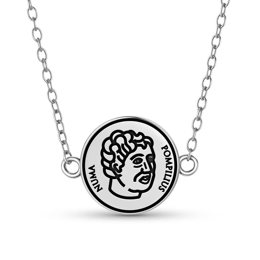 Numa Pompilius Roman Empire Symbols Necklace