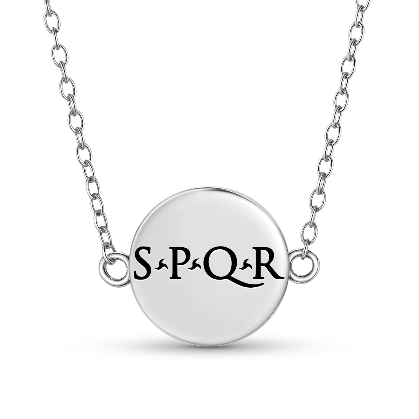 S.P.Q.R. Roman Empire Symbols Necklace