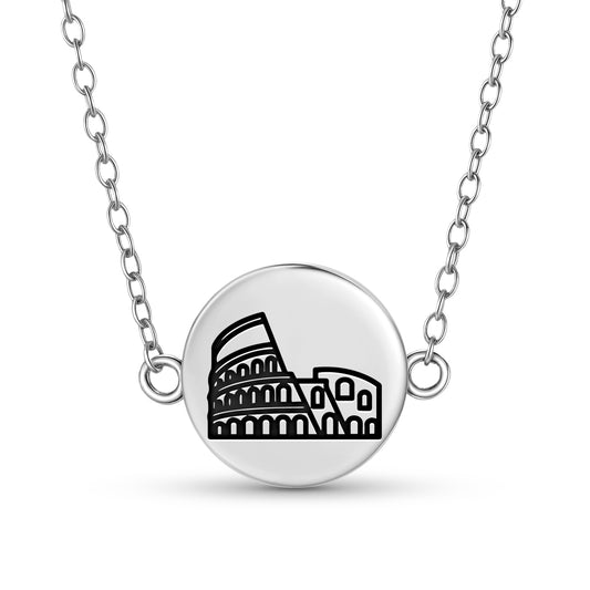 Colosseum Roman Empire Symbols Necklace