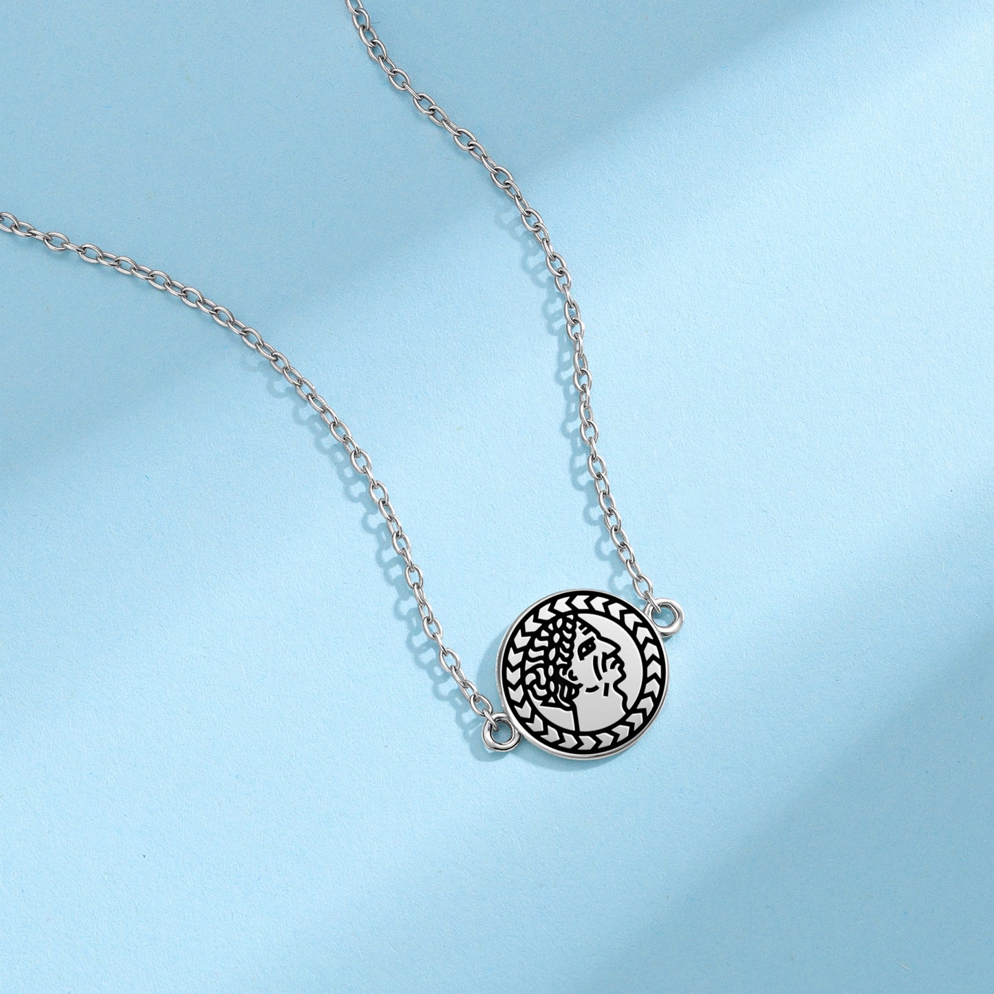 Julius Caesar Roman Empire Symbols Necklace