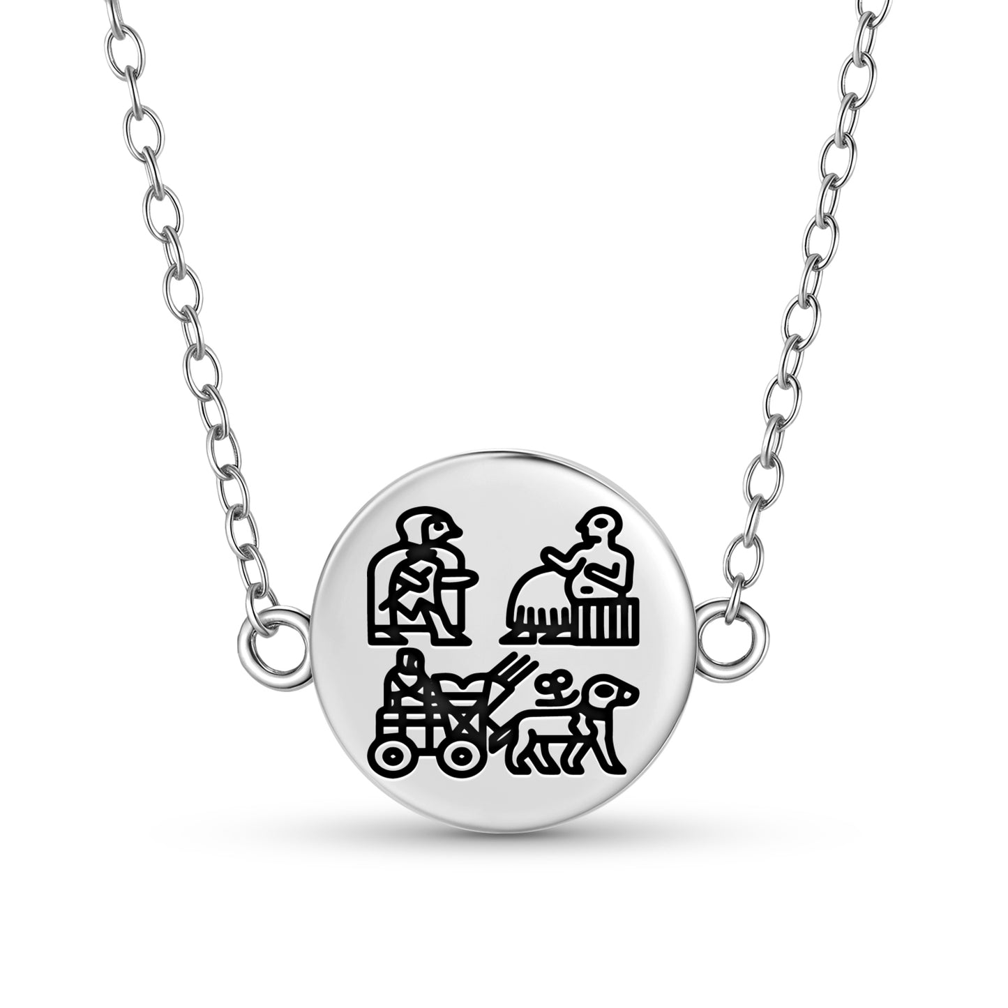 Standard of Ur Sumerian Symbols Necklace