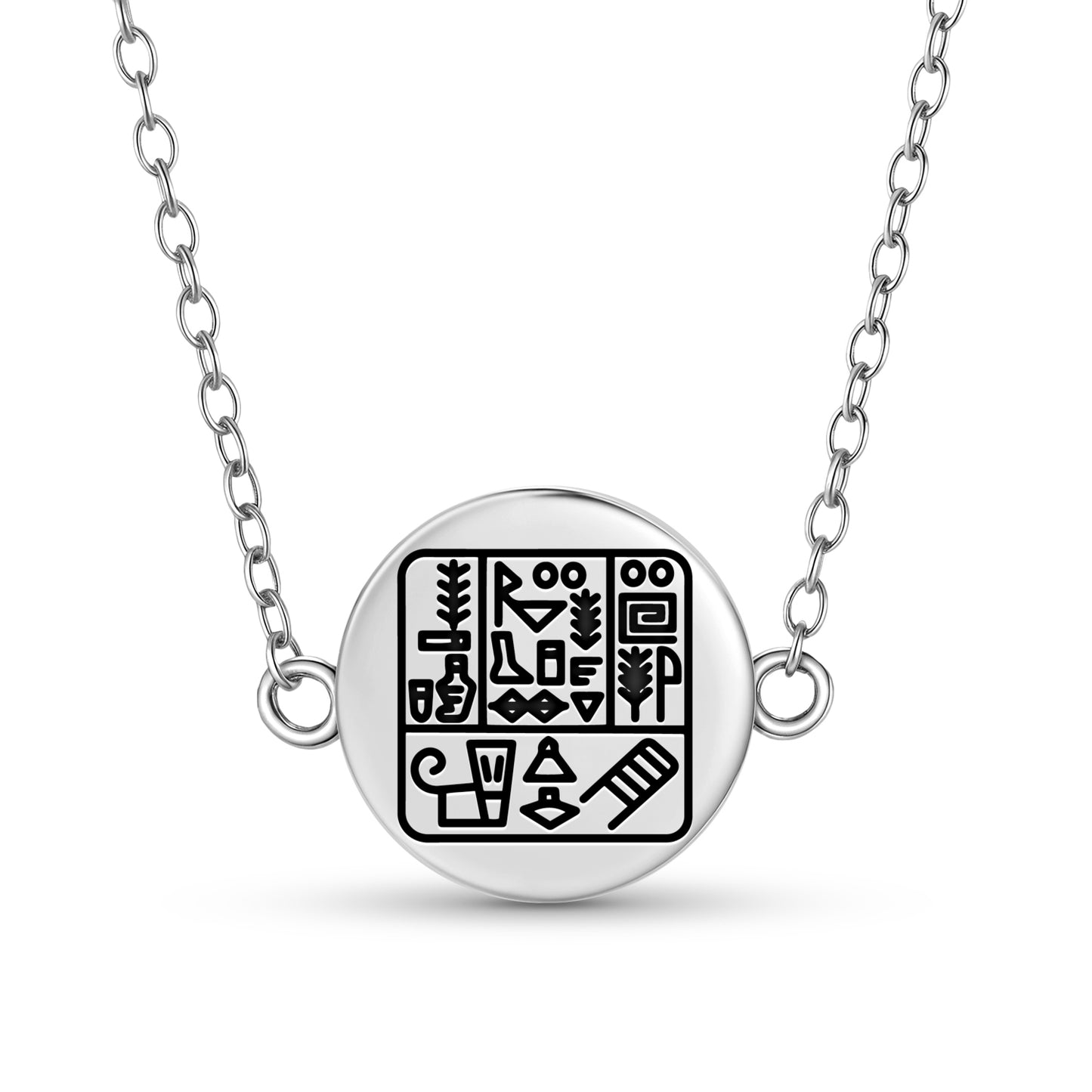 Cuneiform alphabet Sumerian Symbols Necklace