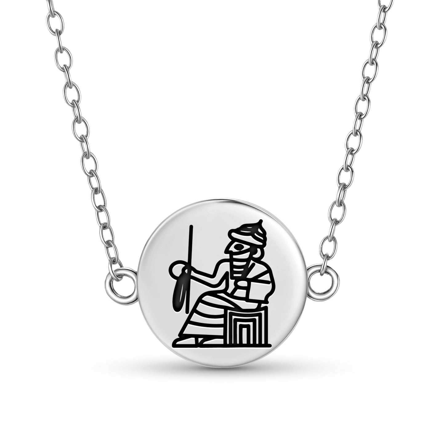 Enlil Elil Sumerian Symbols Necklace