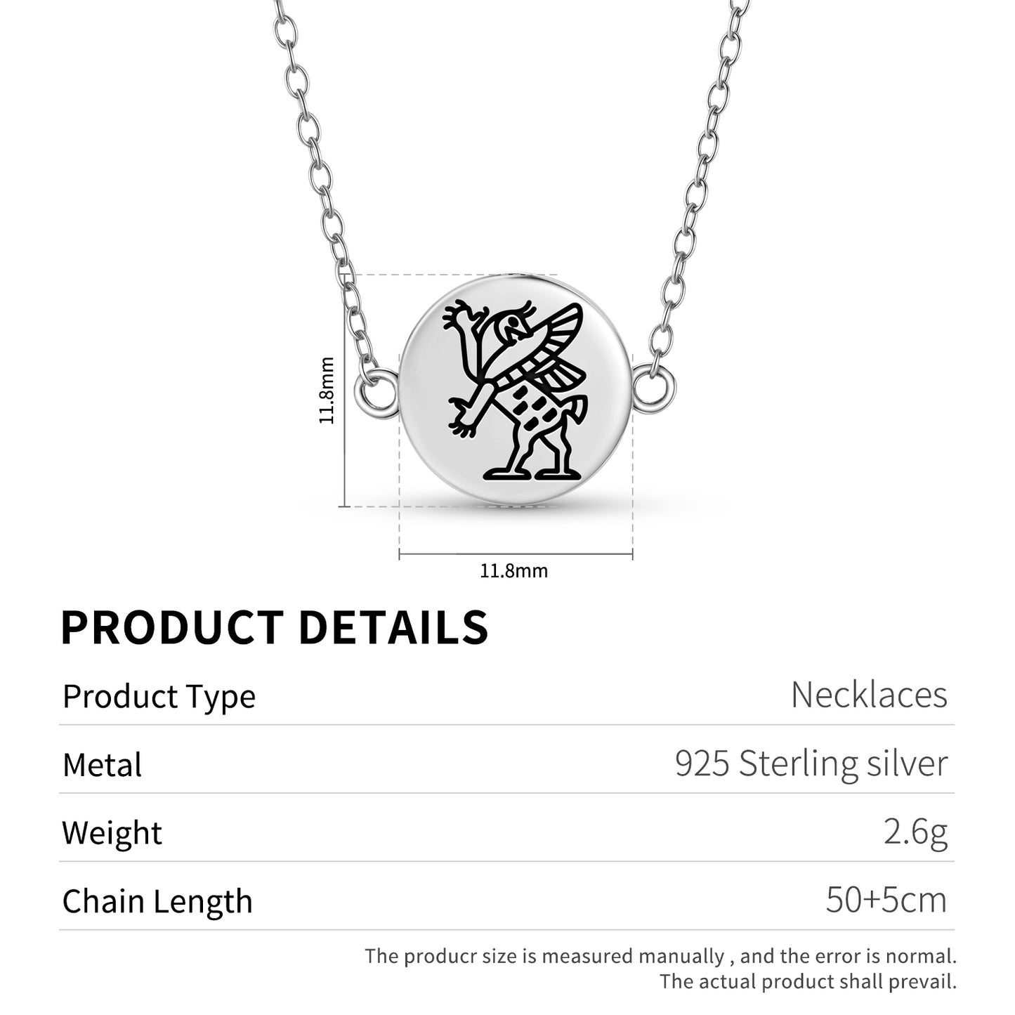 Tiamat Sumerian Symbols Necklace