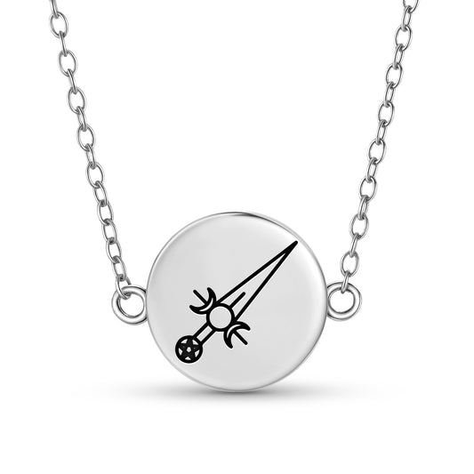 Athame – Dagger Wicca Symbols Necklace