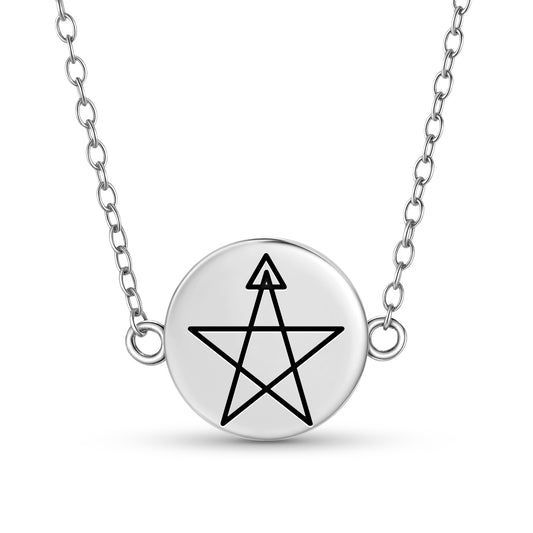 3rd Degree Wiccan Wicca Symbols Necklace