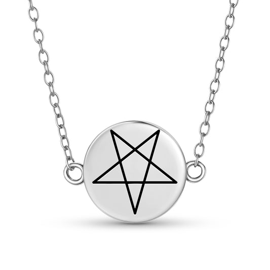 2nd Degree Wiccan Wicca Symbols Necklace