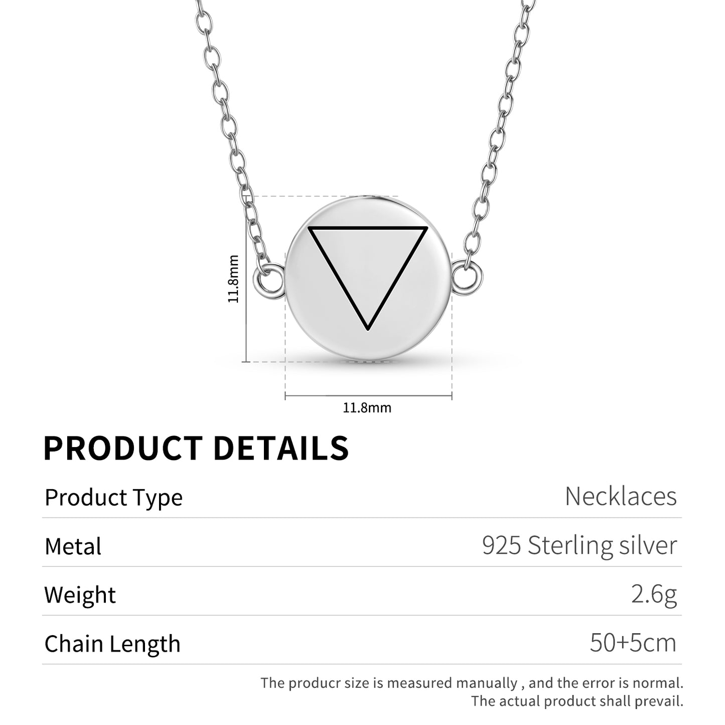 1st Degree Wiccan Wicca Symbols Necklace