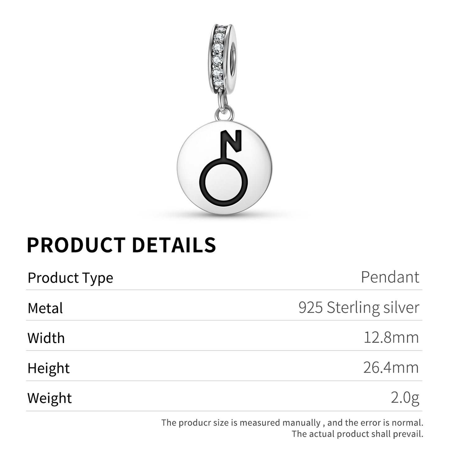 Nessus Astrology Symbols Pendant Dangle Charm