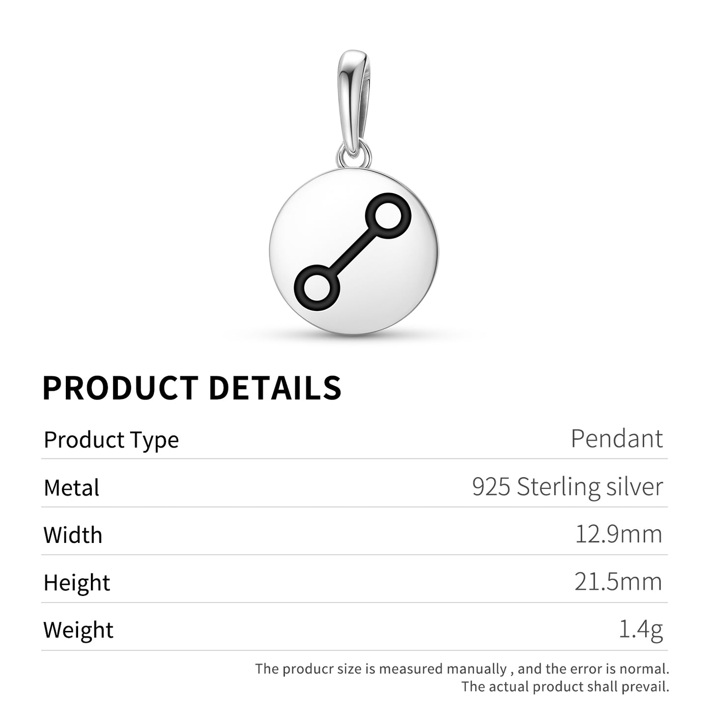 Oppositions Astrology Symbols Pendant Dangle Charm