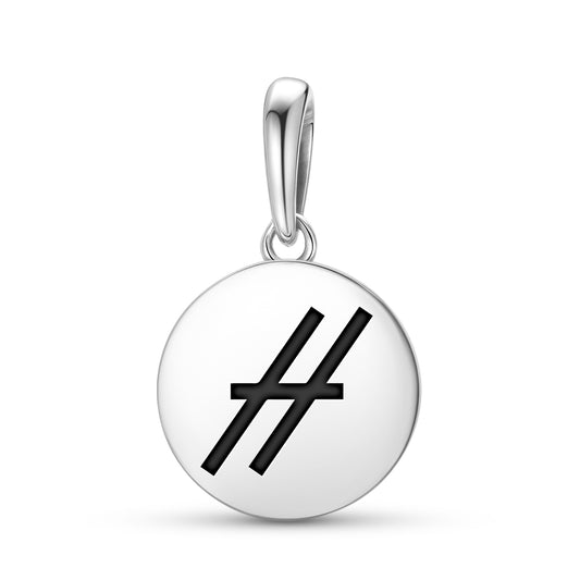 Contra-Parallels Astrology Symbols Pendant Dangle Charm