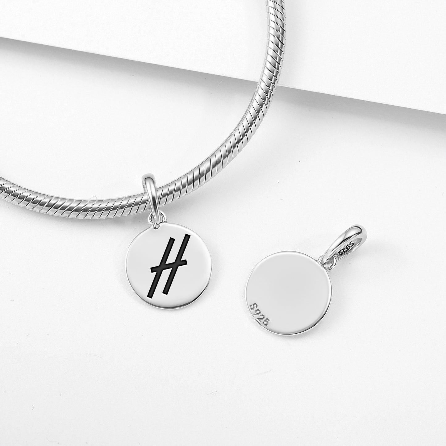 Contra-Parallels Astrology Symbols Pendant Dangle Charm