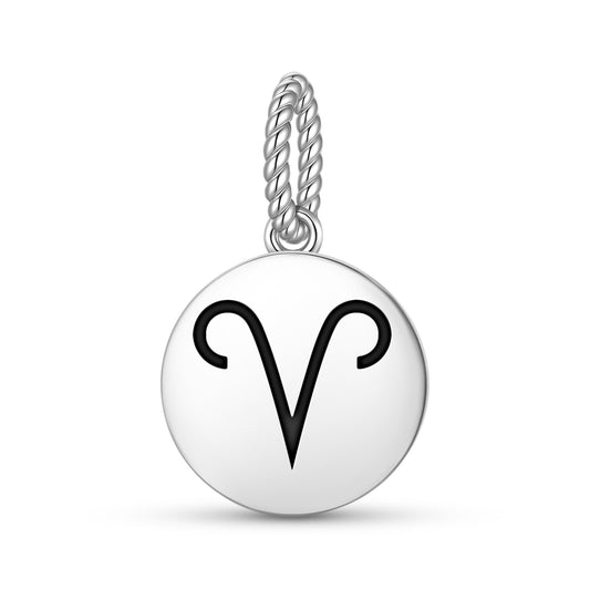 Aries Astrology Symbols Pendant Dangle Charm