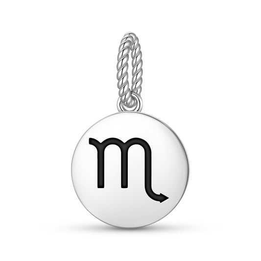 Scorpio Astrology Symbols Pendant Dangle Charm