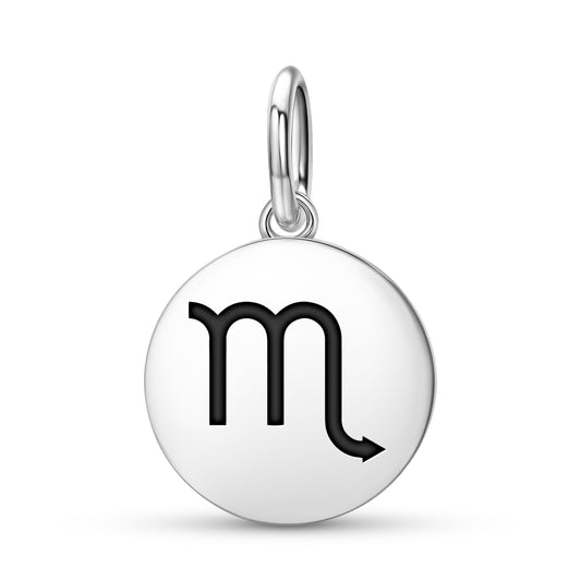 Scorpio Astrology Symbols Pendant Dangle Charm