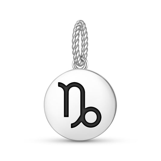 Capricorn Astrology Symbols Pendant Dangle Charm