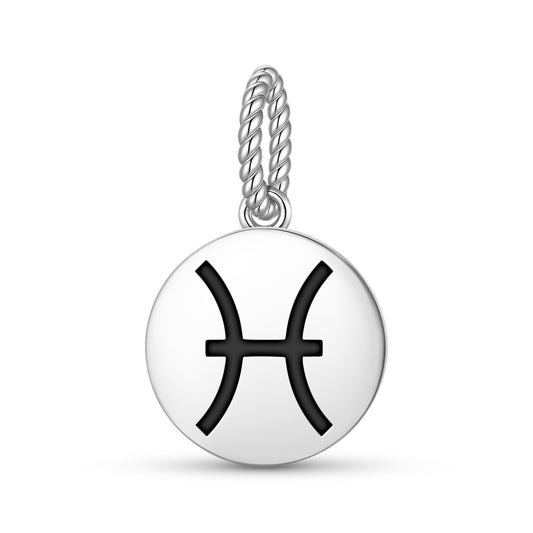 Pisces Astrology Symbols Pendant Dangle Charm