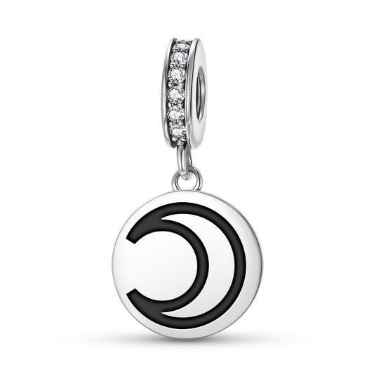Moon Astrology Symbols Pendant Dangle Charm