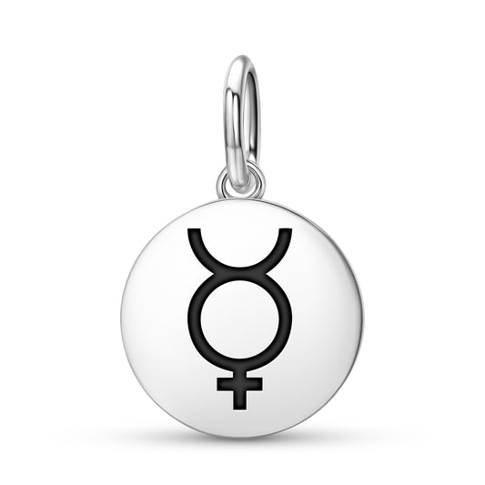 Mercury Astrology Symbols Pendant Dangle Charm