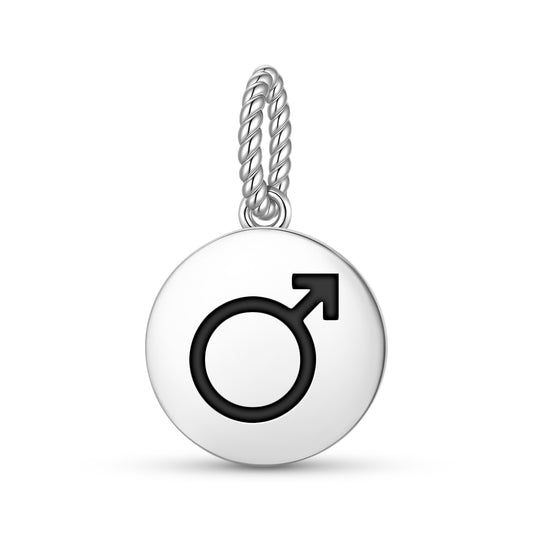 Mars Astrology Symbols Pendant Dangle Charm