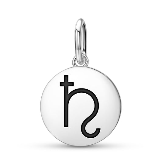 Saturn Astrology Symbols Pendant Dangle Charm