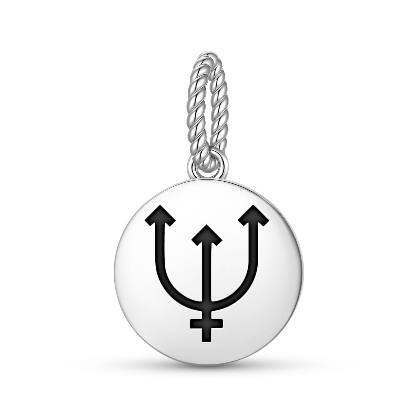 Neptune Astrology Symbols Pendant Dangle Charm